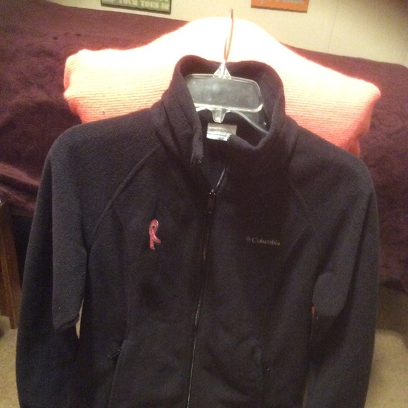 medium Columbia jacket with breast cancer monogram - Picture 4 of 8